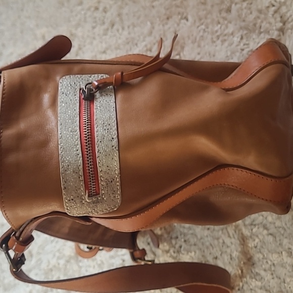 Maurizio Tauiti Italian Hobo Leather Large Shoulder Boho Bag - Picture 12 of 17